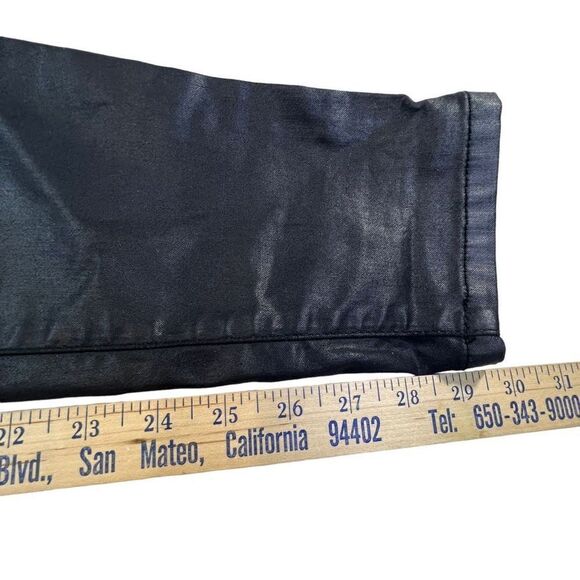 Current/Elliot Jeans Womens Mid Rise The Ankle Skinny Pants Black Coated Size 28 - Picture 4 of 8